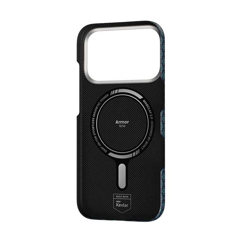 iPhone 18 Pro Max Benks Armor Grid Air Beyond MagSafe Slim Case built with Kevlar - Blue - Image 4