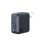 Baseus EnerCore CJ11 100W Fast Charger with Retractable Cable 2C+U - Black - Image 3