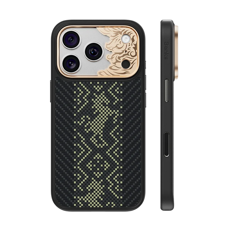 Knight_ArmorPro_Black_Case_built_with_Kevlar_for_iPhone_18_Pro_Max_1 iPhone 18 Pro Max Benks Knight Pro Protective MagSafe Case built with Kevlar - Black - Image 1