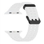 Ocean Dual-Row Hole Silicone Watch Strap for Apple Watch Ultra / Ultra 2 42mm(Old)/44mm/45mm/46mm - Image 7