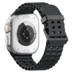 Ocean Dual-Row Hole Silicone Watch Strap for Apple Watch Ultra / Ultra 2 42mm(Old)/44mm/45mm/46mm - Image 5