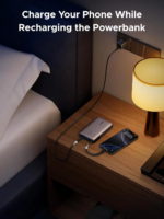 Ugreen 145W 20,000mAh Power Bank with Built-in Cable - Grey - Image 8
