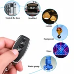 Switchora 2 Button - 2 Channal RF 433 Mhz White Remote Control for EV1527 Learning code - Image 2