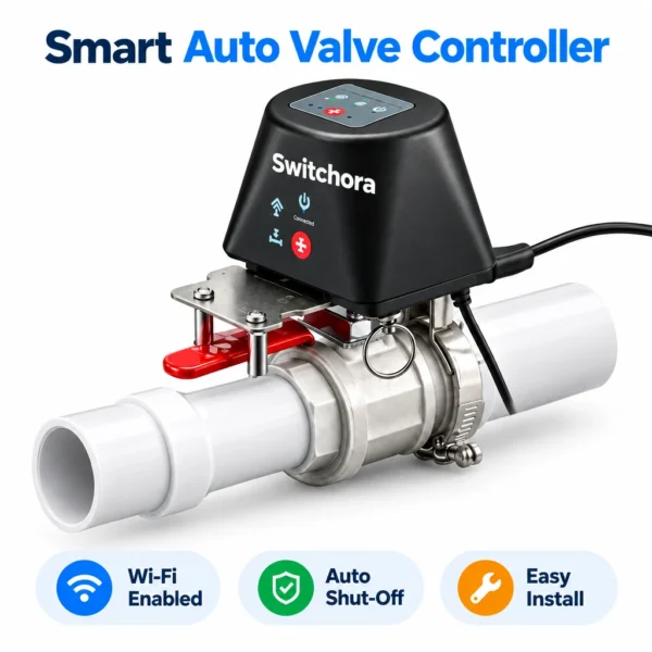 Switchora Smart Wi-fi High Pressure Smart Gas Valve / Water Valve Controller Switch