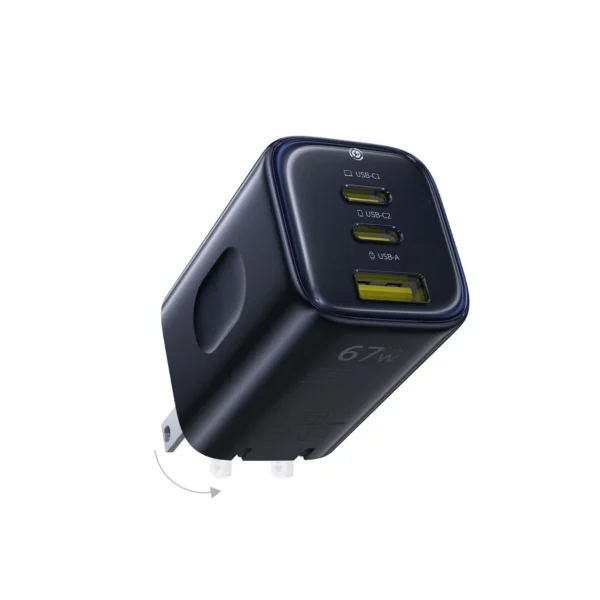 Baseus PicoGo AE11 67W Fast Charger 2C+U US - Black